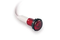 S Serisi Plastik LED'li 230V AC Kırmızı 10 mm Sinyal